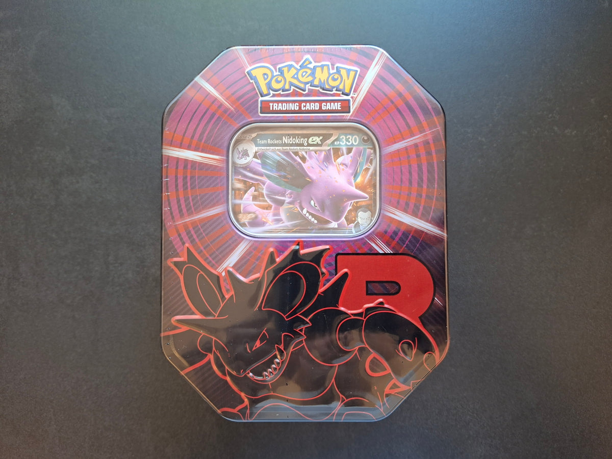 Pokémon Team Rocket Tin-Box - Nidoking-ex (DE)