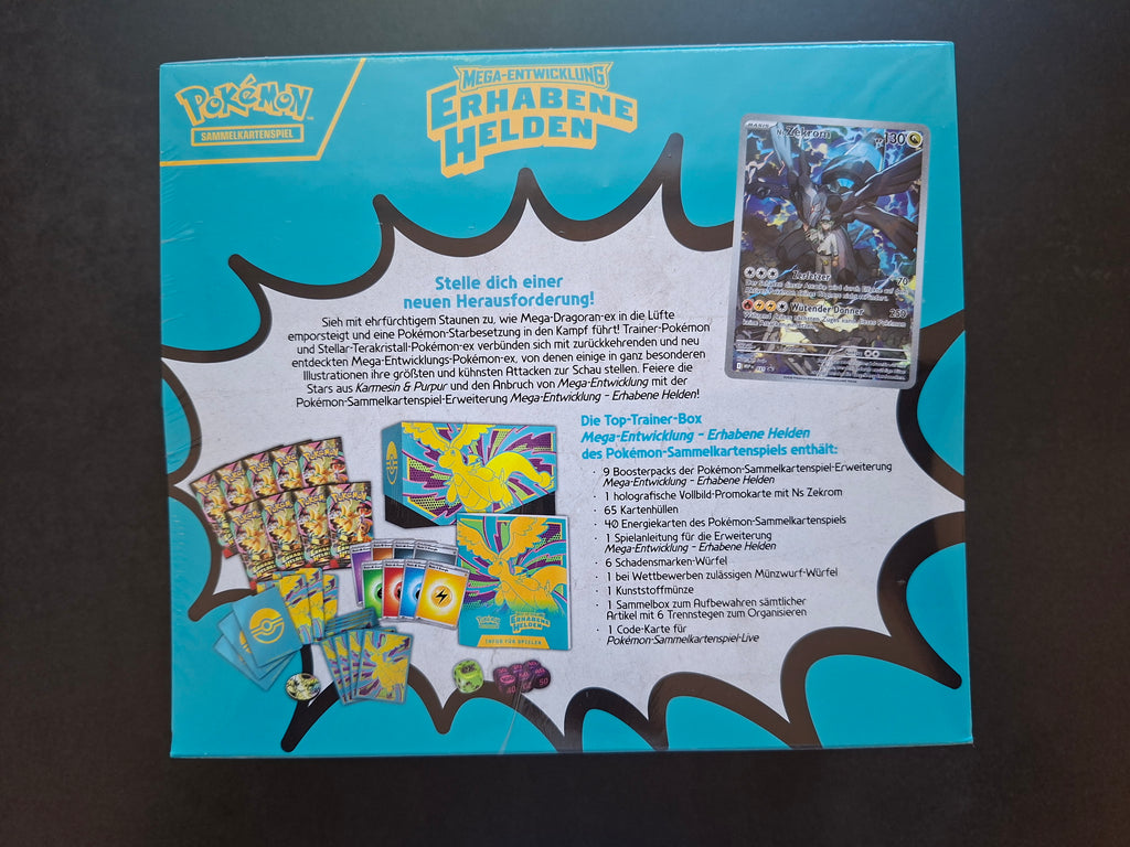 Pokémon Mega-Entwicklung - Erhabene Helden Top-Trainer-Box (DE)