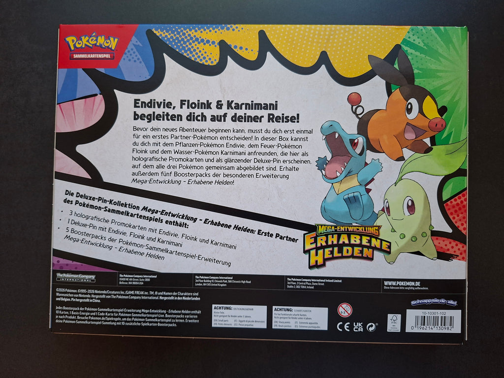 Pokémon Erhabene Helden Deluxe-Pin-Kollektion (DE)