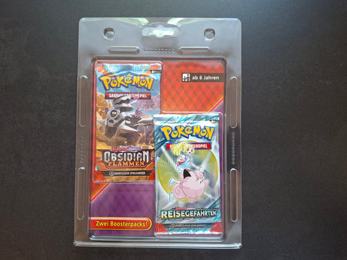 Pokémon 2-Pack-Blister - Obsidianflammen & Reisegefährten (DE)