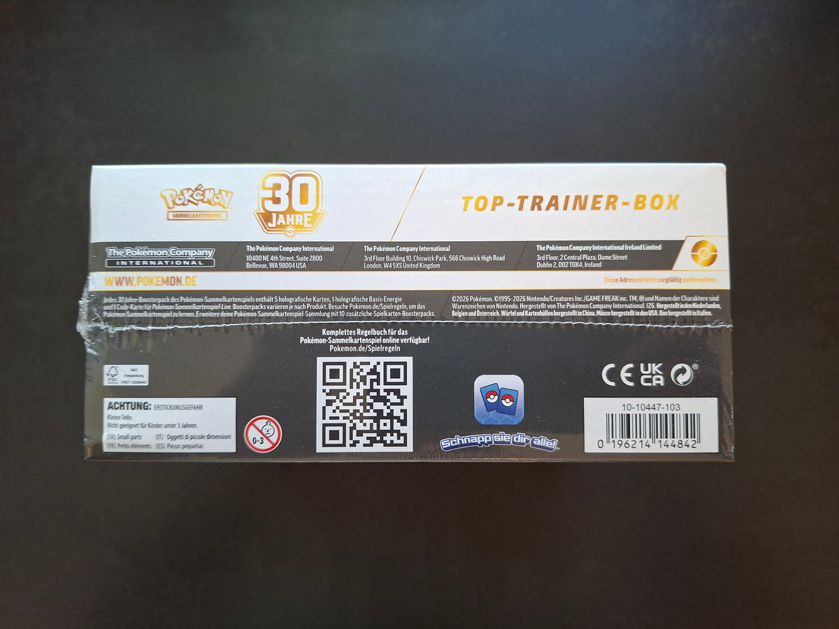 Pokémon 30 Jahre Top-Trainer-Box (DE)
