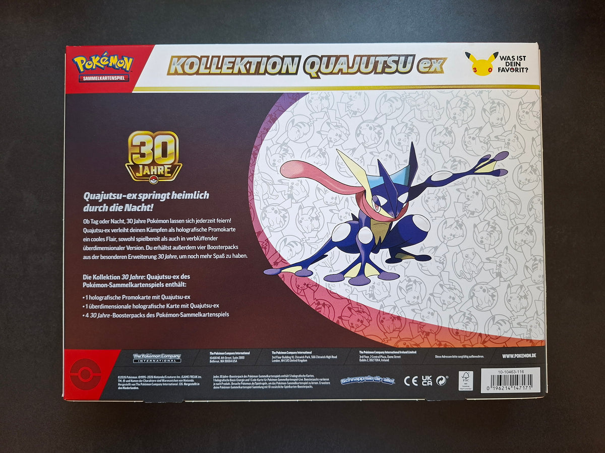 Pokémon 30 Jahre Kollektion Quajutsu-ex (DE)