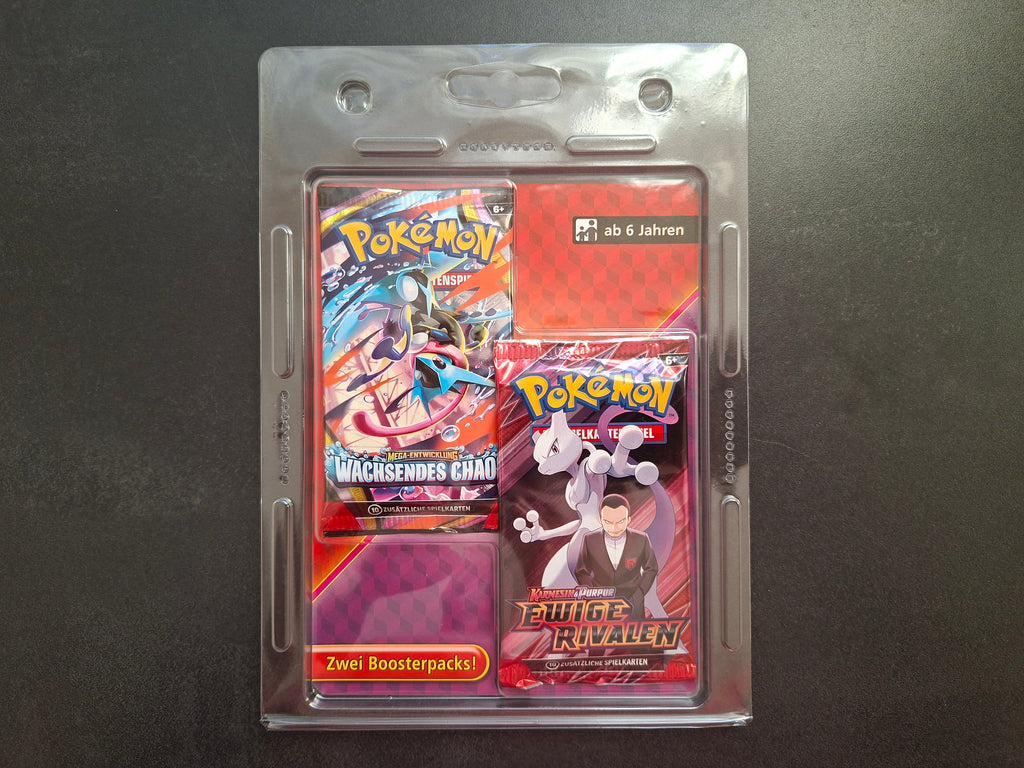 Pokémon 2-Pack-Blister - Ewige Rivalen & Wachsendes Chaos (DE)