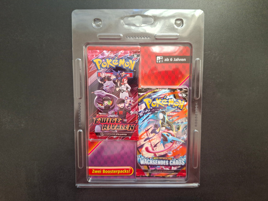 Pokémon 2-Pack-Blister - Ewige Rivalen & Wachsendes Chaos (DE)