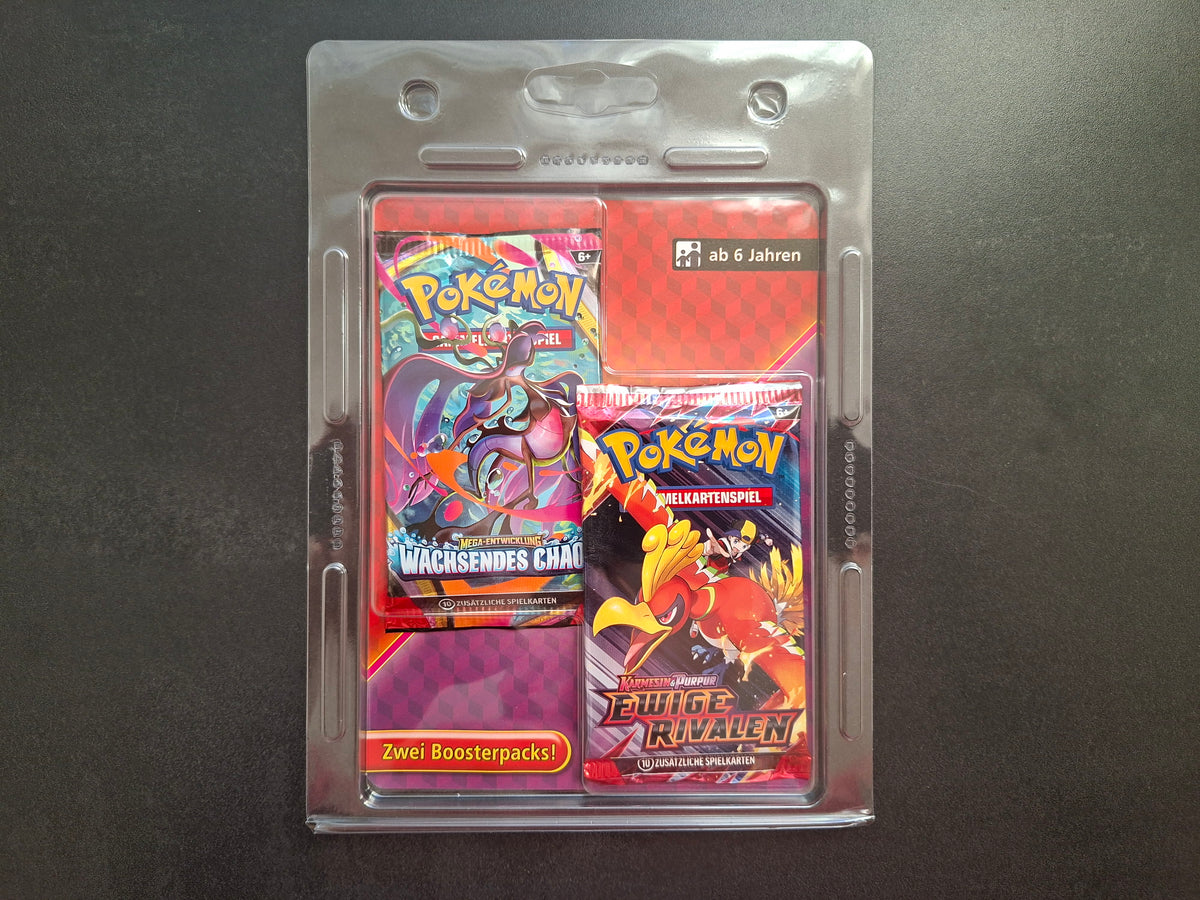 Pokémon 2-Pack-Blister - Ewige Rivalen & Wachsendes Chaos (DE)
