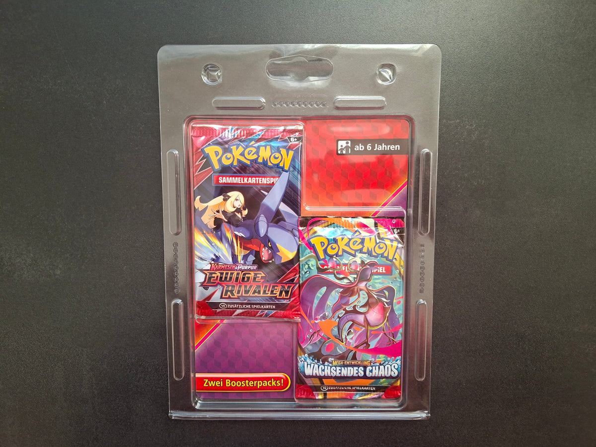 Pokémon 2-Pack-Blister - Ewige Rivalen & Wachsendes Chaos (DE)
