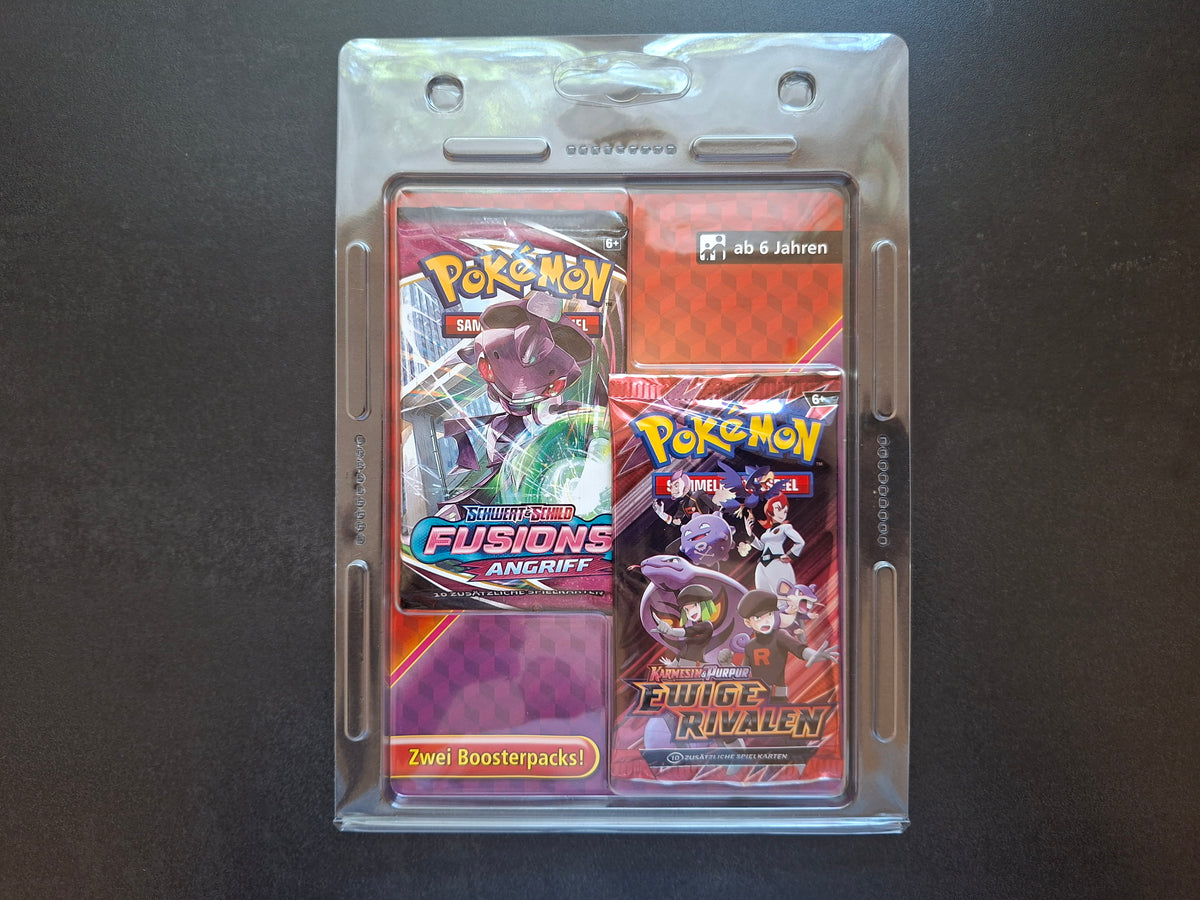 Pokémon 2-Pack-Blister - Fusionsangriff & Ewige Rivalen (DE)