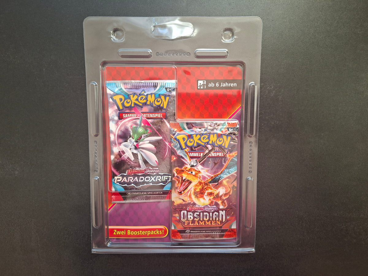 Pokémon 2-Pack-Blister - Obsidianflammen & Paradoxrift (DE)