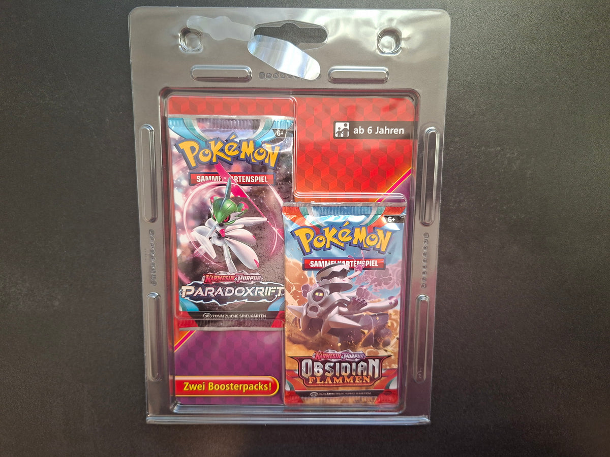 Pokémon 2-Pack-Blister - Obsidianflammen & Paradoxrift (DE)