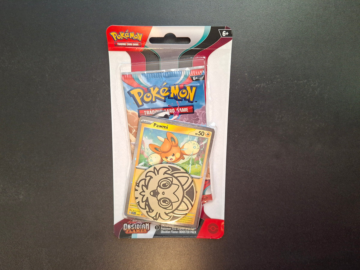 Pokémon Obsidian Flames 1-Pack-Blister - Promo-Auswahl + Münze (EN)