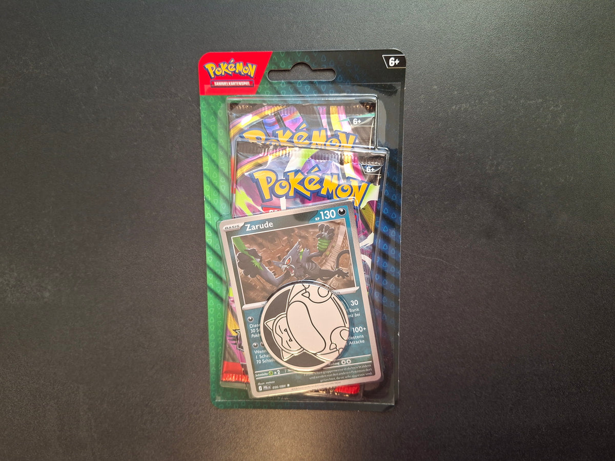 Pokémon Dunkelnacht 2-Pack-Blister - Zarude + Relaxo Münze (DE)