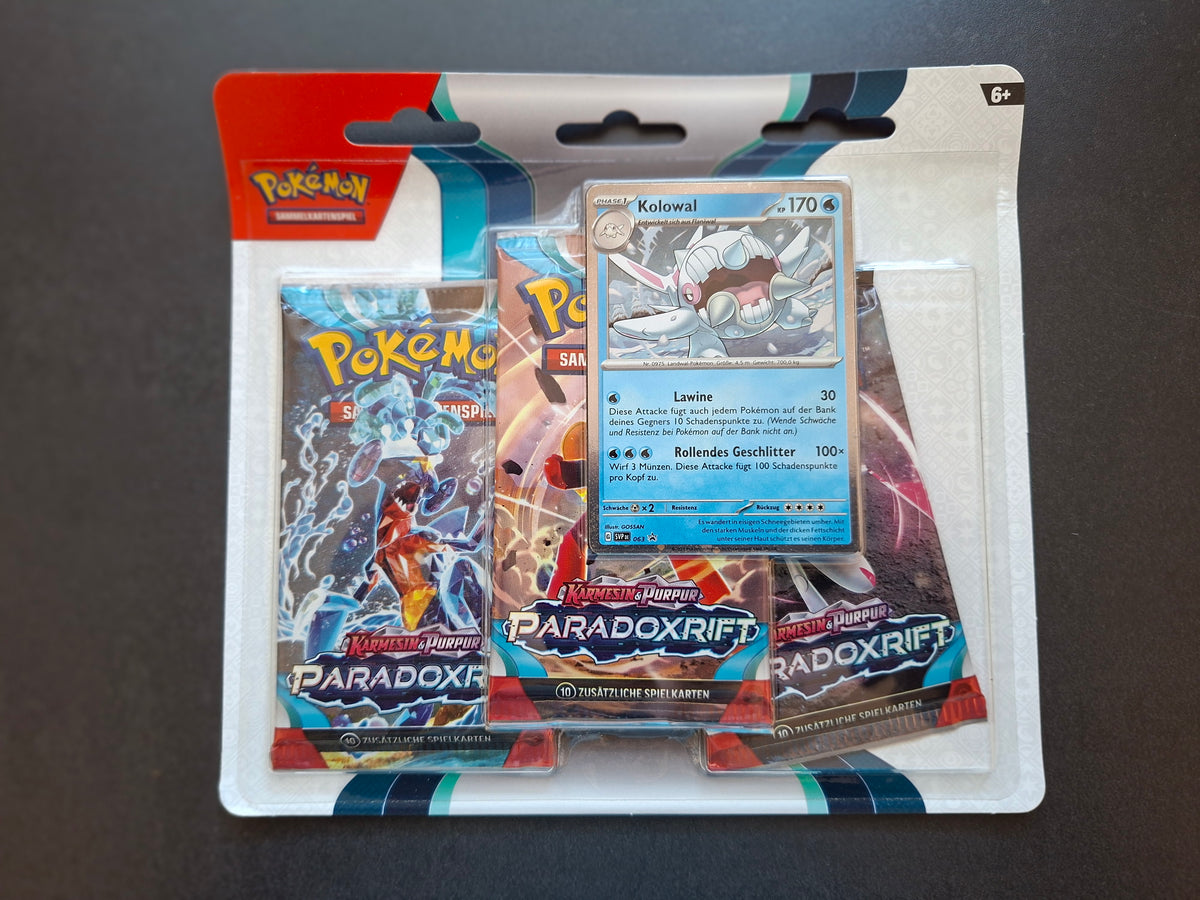 Pokémon Paradoxrift 3-Pack-Blister - Promo-Auswahl (DE)