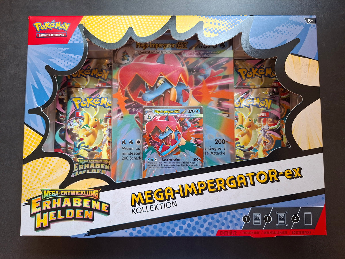 Pokémon Erhabene Helden - Kollektion wählbar - VERPACKUNGSRISSE (DE)