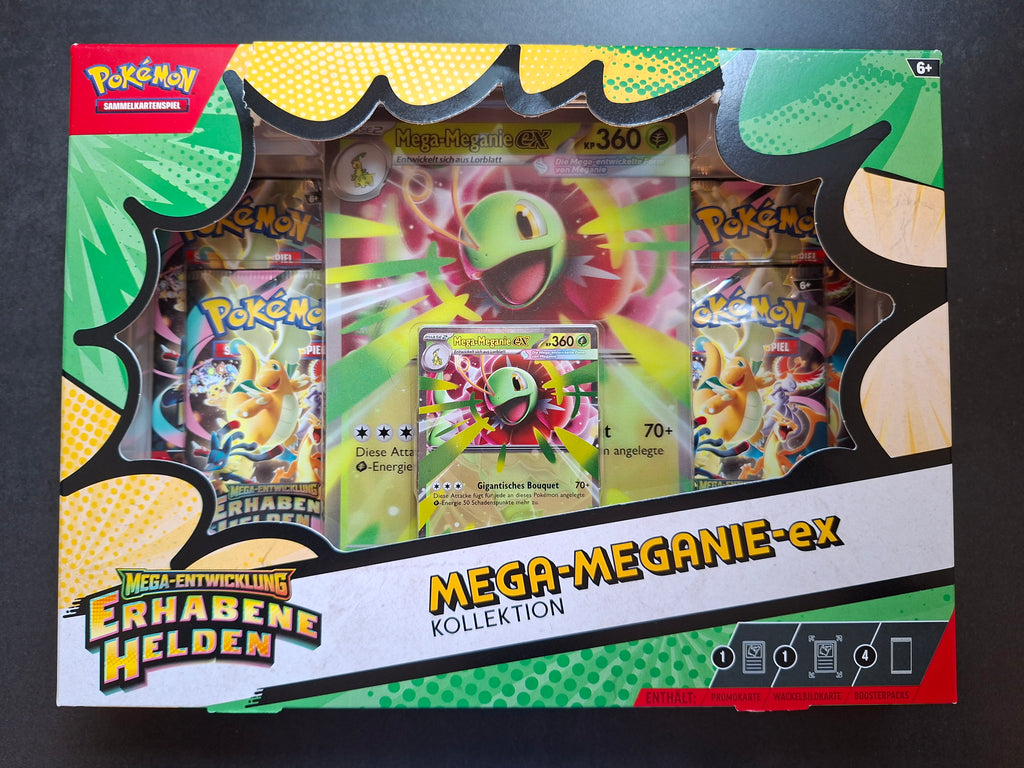 Pokémon Erhabene Helden Kollektion Mega VERPACKUNGSRISSE (DE)