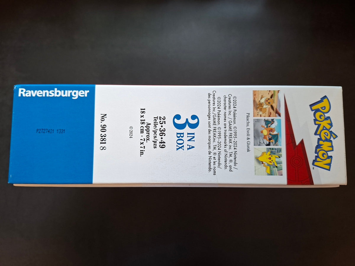 Ravensburger Pokémon Puzzle 3 In A Box (DE)